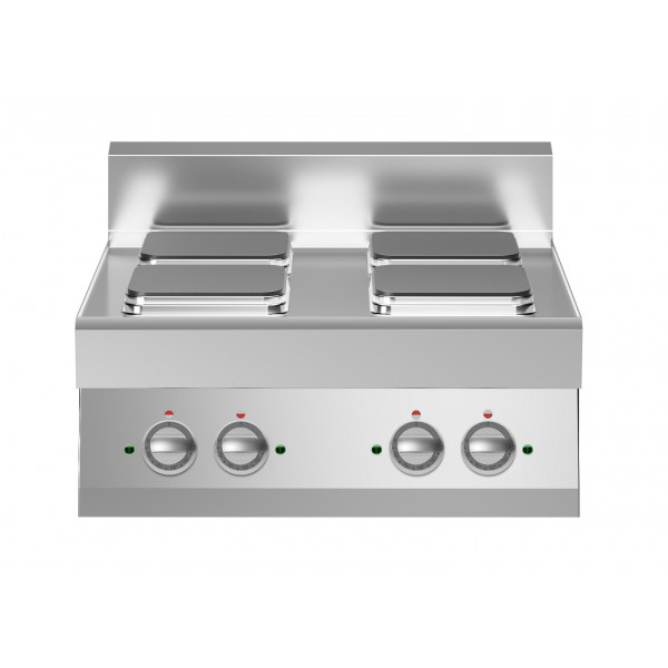 Cucina elettrica 4 piastre quadre MDLR Modello F7070PCEQT
