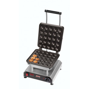 Piastra per Waffel con piastra per 5 palline waffel da Ø 40x25 mm Modello THERMOCOOK 1 + W-TC-BALLS