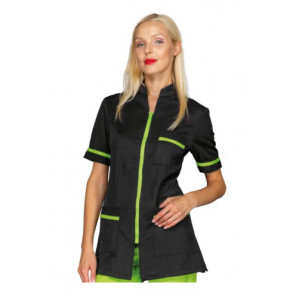 Casacca Florida da donna MEZZA MANICA 100% Poliestere Superdry NERO + VERDE MELA Disponibile in diverse taglie Modello 002536