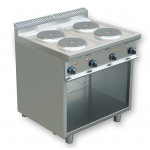 Cucina elettrica 4 Fuochi/Piastre CI Modello RisCu016 Potenza 10,4 kW