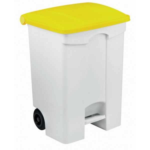 Contenitore mobile a pedale in POLIPROPILENE CONTITOP MOBILE 70 L MDL Colore GIALLO Modello 115576