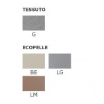 Sgabello da interno TESR Struttura in metallo, colore ottone satinato, seduta e schienale imbottiti, rivestimento in tessuto o ecopelle Modello 471-GA3