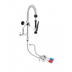 Kit rubinetto a pedale acqua a pavimento con kit doccia prelavaggio basic Modello ERMES003/MINI192K