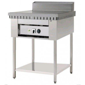 Cuocipiada Elettrico PL Modello CPE4 Su tespolo Piana al Cromo su gambe in acciaio inox Capacità 4 piadine Piana al cromo