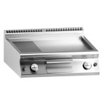 Fry top elettrico piastra 2/3 liscia 1/3 rigata cromata MDLR Modello CL7080FTRESCRT
