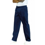 Pantalone con elestico IC 100% cotone Colore blu Disponibile in diverse taglie Modello 044402