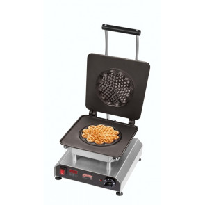 Piastra per Waffel con piastra per 1 waffel a forma di cuore Ø 150 x 10 mm, divisibile in 5 pezzi Modello THERMOCOOK 1 + W-TC-CUORE