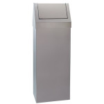 Gettacarte basculante  MDL in acciaio inox 430 brillante da 50 LT Modello STORICO 790563