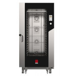 Forno elettrico a convezione combinato con comandi TOUCH CONTROL Modello MKF2011TS Vapore diretto Capacità n.20 teglie/griglie GN 1/1 Potenza Kw 31
