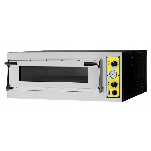 Forno Elettrico meccanico per pizza PF Modello ALFA XL 2L 1 camera di cottura N. Pizze 2 (Ø cm 40) o N.1 Teglie in verticale 60X40