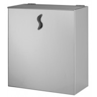 Pattumiera murale MDL in acciaio inox 304 brillante o satinato da 10LT Modello BRINOX 105062