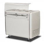 Espositore per gelato mantecato UCQ Modello VIAVENETO6C
