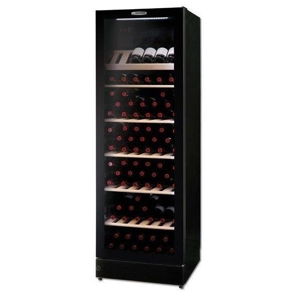 Vetrina Espositiva Vino Refrigerata Verticale Modello WINE 185FG Capacità Bottiglie 0,75 Lt n° 191 Ø 75 mm