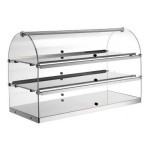 Vetrina espositore da banco neutra 3 piani TP Modello BN83 Fianchi e antine in plexiglass