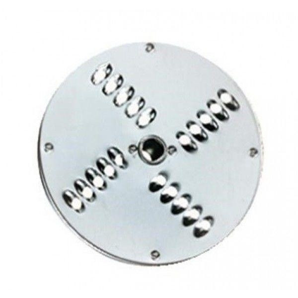 Disco Forato Acciaio Inox Per Tritacarne Taglia 32 | 3 Fori Da 3,5 Mm Con Mozzo - 6