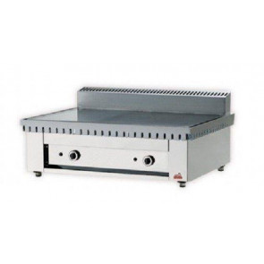 Cuocipiada a gas top PL Modello CP6 Piana in acciaio inox Capacità 6 piadine