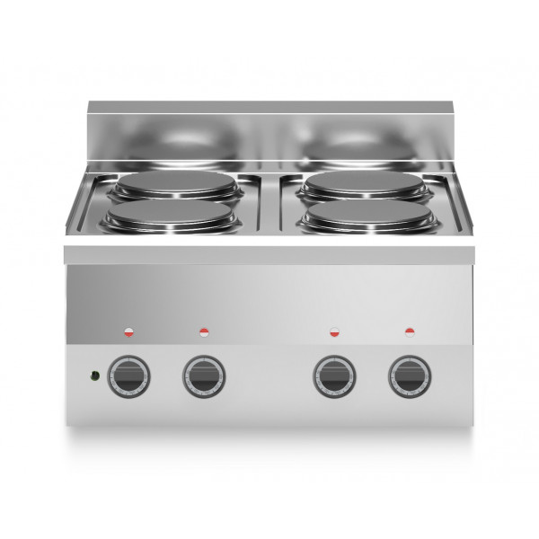 Cucina elettrica 4 piastre ECO MDLR Modello F6060PCEET