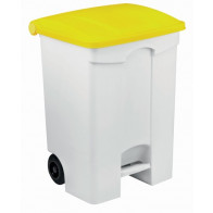 Contenitore mobile a pedale in POLIPROPILENE CONTITOP MOBILE 70 L MDL Colore GIALLO Modello 115576