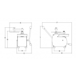 Hamburgatrice Modello Multipatty Diametro stampo Ø mm 100, 130, 150, 180