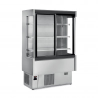 Espositore verticale murale refrigerato Zoin Modello Silver SC120PSV Adatto per l'esposizione di bevande latte gastronomia fredda prodotti preconfezionati latticini