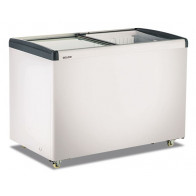 Congelatore doppia temperatura statico con vetro piatto scorrevole Modello FRC395PFF