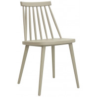 Stackable outdoor chair TESR Polypropylene frame taupe Model 1156-WAM TAUPE