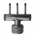 Beccuccio punta tripla - beccuccio singolo ø 6x37 mm Modello F3101 PAVONI