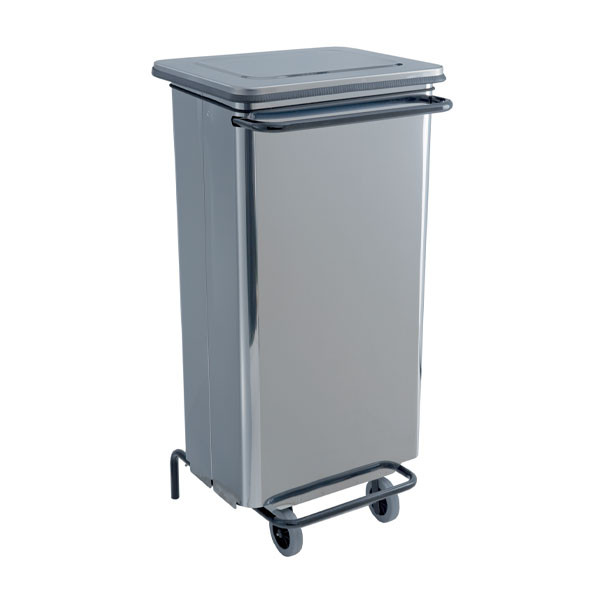 Contenitore mobile a pedale in inox - Pattumiera MDL acciaio satinato CONTINOX Modello 790644