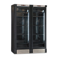 Cantina refrigerata vino 2 porte con ventola on/off Modello CLW820LBLACK