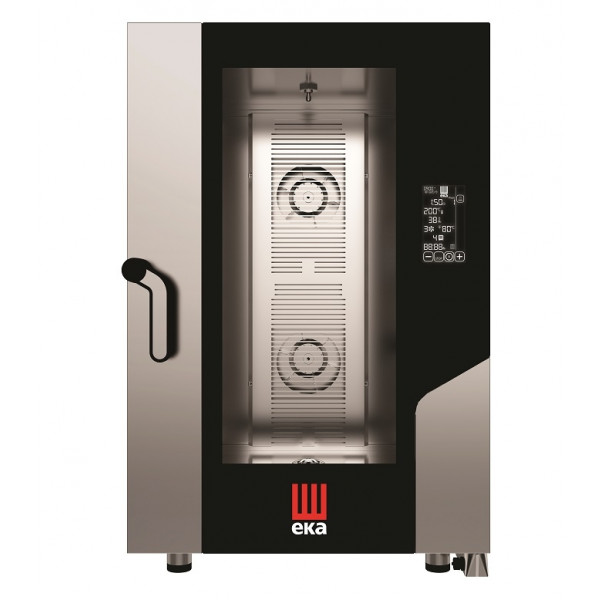 Forno elettrico a convezione combinato con comandi TOUCH CONTROL Modello MKF1111BM Capacità n.11 teglie FN 1/1 Potenza Kw 15.4