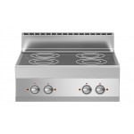 Cucina elettrica a infrarossi 4 zone MDLR Modello F7080PVET