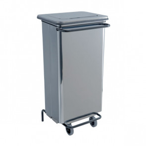 Contenitore mobile a pedale in inox - Pattumiera MDL acciaio satinato CONTINOX Modello 790644