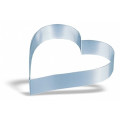 Cuore in acciaio inox Altezza 4,5 cm Dimensioni ø cm. 22x4,5h Modello 641-022