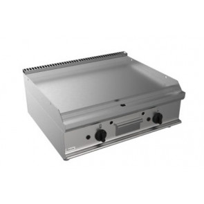 Fry Top a Gas da banco Modello RisFry029 CI 2 zone di cottura PIASTRA LISCIA Potenza kW 12