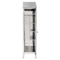 Armadio Portascope in acciaio inox 430 IXP n.1 anta a battente profondità anta cm 40 Modello 69601430