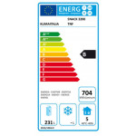 Tavolo refrigerato ventilato con alzatina Modello SNACK3200TNF Tre porte
