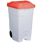 Contenitore mobile a pedale in plastica CONTIBASIC 70 L MDL Colore ROSSO Modello 102547