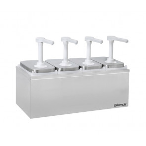 Dosatore per salse quadruplo CLN Modello CPSN42L