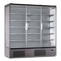 Armadio murale 3 lati vetro , tre porte ventilato. Modello VISION 200