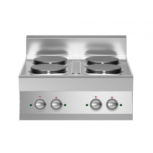 Cucina elettrica 4 piastre tonde MDLR Modello F7070PCET