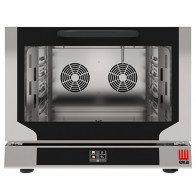 Forno elettrico digitale a convezione con vapore Modello EKF411NTUD CapacitĆ n.4 teglie/griglie GN 1/1 cm 53 x 32,5 Potenza Kw 6,4 Apertura a ribalta