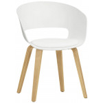 Poltroncina da interno TESR Struttura in legno multistrato di faggio, scocca in polipropilene, cuscino in ecopelle Modello 1488-YG93