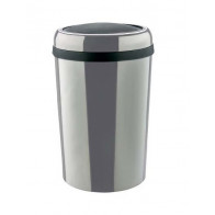 Gettacarte basculante MDL In acciaio inox, con finitura brillante Con coperchio basculante in ABS Modello 109777