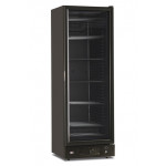 Freezer verticale statico con agitatore Modello FR372VSTBLACK Con porta a vetro
