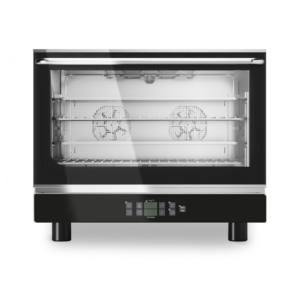 Forno elettrico a convezione con grill ed umidificatore MDLR per gastronomia Apertura a ribalta Modello GERU411SP