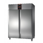 Armadio Frigo Refrigerato In acciaio inox GN2/1 Modello AF14PKMBT Monoblocco temperatura negativa due porte