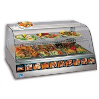 Espositore Da Banco caldo Modello CHEF 3 DRY predisposto per bacinelle GN1/1, GN1/2, GN 1/3e GN 2/3