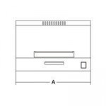 Dispenser Modello 45 K Rotolo film mm 400 Potenza Watt 120