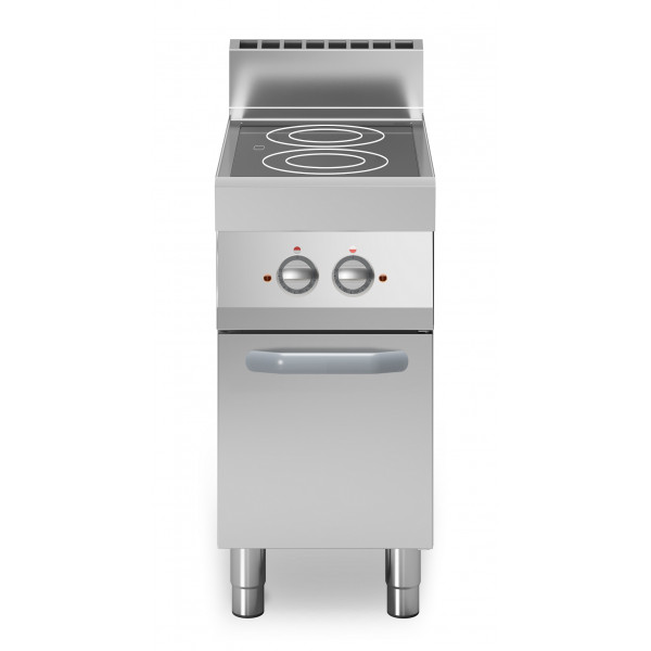 Cucina elettrica a infrarossi 2 zone MDLR Armadio con porta Modello F7040PVEP