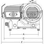 Affettatrice Affettacarne Modello MANTEGNA 300 VCS Spessore di taglio mm 29